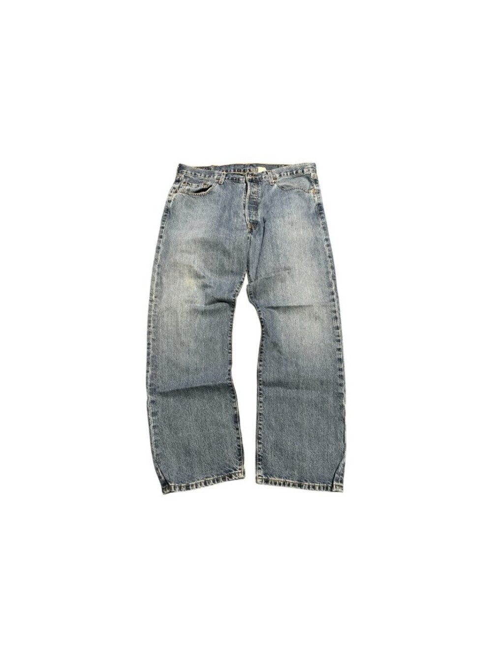 Vintage Levi's 501 Button Fly 38x30 WPL 423 Denim Jeans Casual Mexico Y2K Grunge